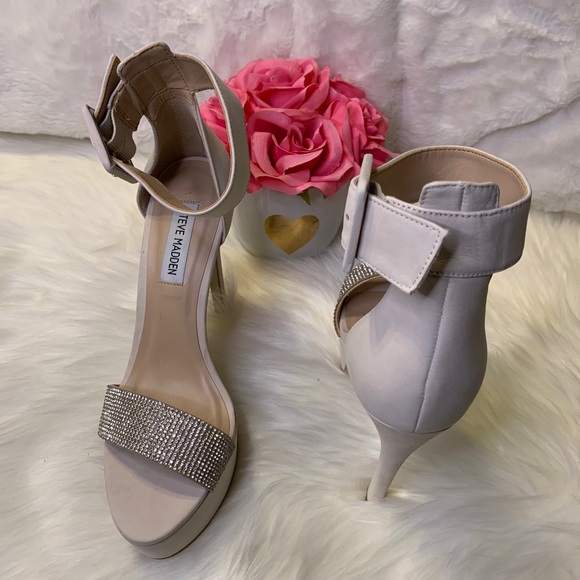 Steve Madden Sultry W/Rhinestones Strap Heels - Picture 12 of 16